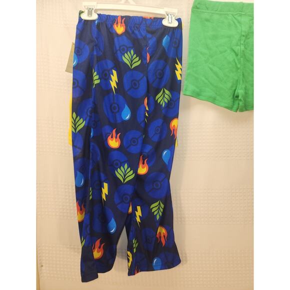 3 Boys Pajama Set Pokemon Size 6 Pants 2 Shorts - Picture 5 of 7
